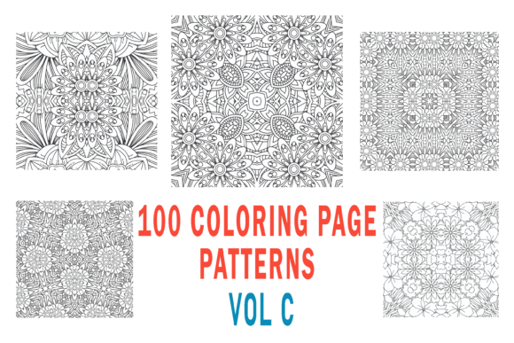 Download 100 Coloring Page Patterns Vol C - Coloring Collection