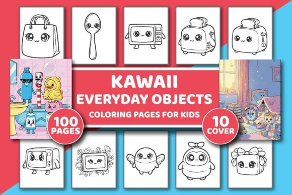 Download Everyday Objects Coloring Book for Kids - Coloring Collection