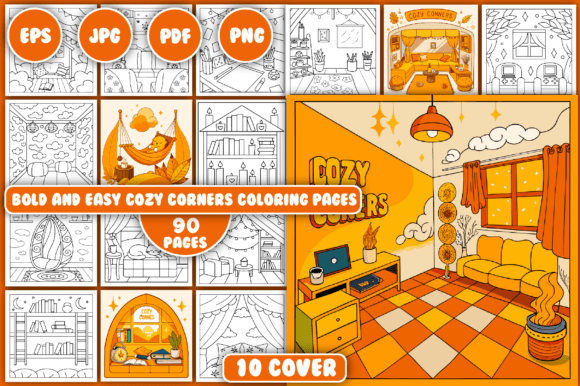 Download Cozy Corners Coloring Pages - Coloring Collection