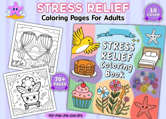 Download Stress Relief Coloring Book for Adults - Coloring Collection