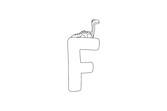 Download Dinosaur Alphabet Letters Coloring Page - Coloring Collection