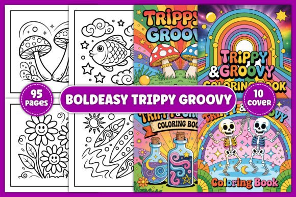 Download Bold Easy Trippy Groovy Coloring Pages - Coloring Collection