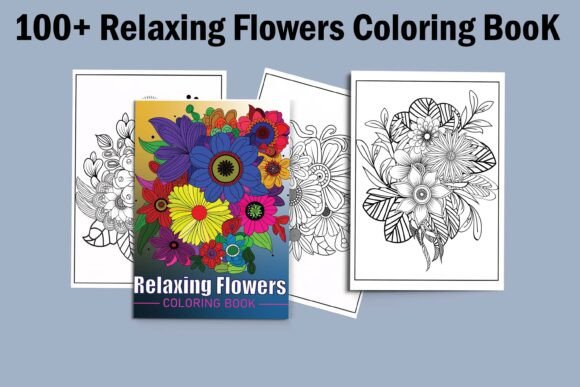 Download Relaxing Flowers Coloring Book for Adult - Coloring Collection