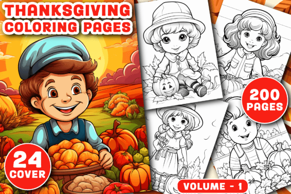 Download 200 Thanksgiving Coloring Pages for Kids - Coloring Collection