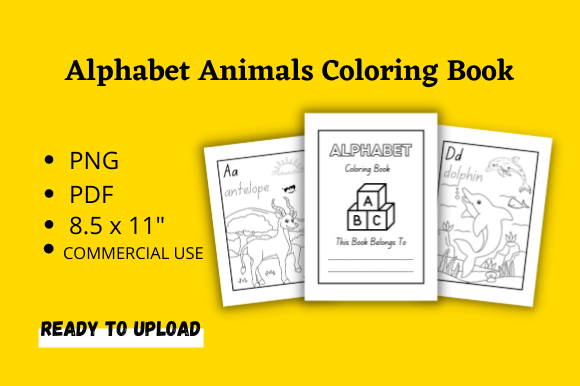 Download Alphabet Animals Coloring Book for Kids - Coloring Collection
