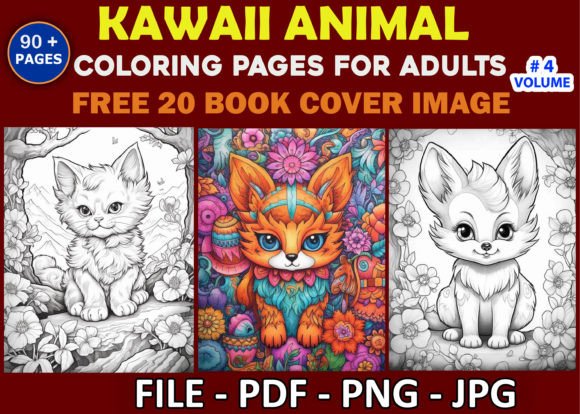 Download Kawaii Animal Coloring Pages for Adults - Coloring Collection