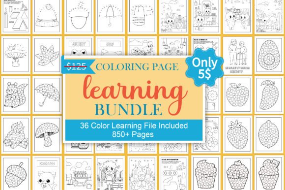 Download 850+ Coloring &amp; Scissor Skills Bundle - Coloring Collection