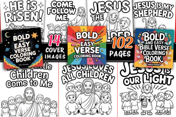 Download 102 Bold Easy Bible Verse Coloring Book - Coloring Collection