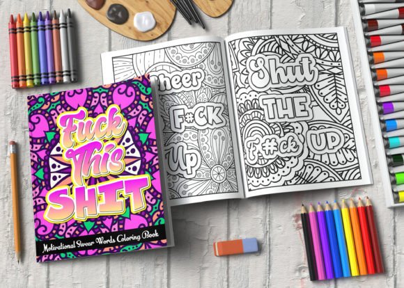 Download ADULT Motivational Swear Words Coloring Book - Coloring Collection