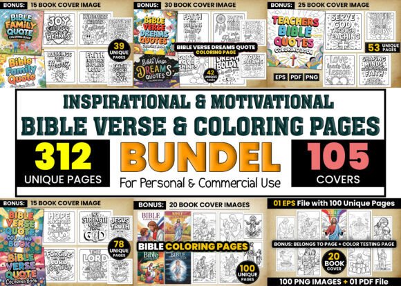 Download Mega Bundle: Bible Verse Coloring Pages - Coloring Collection
