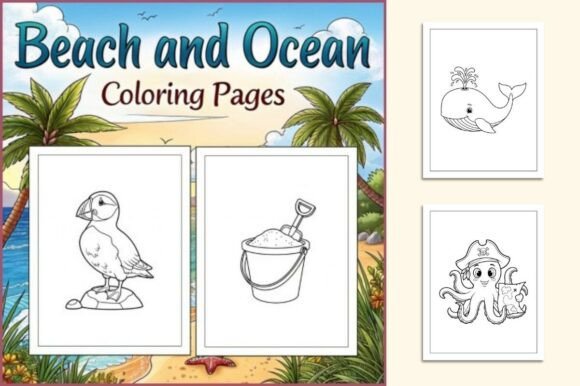 Download Beach and Ocean Coloring Fun - Coloring Collection