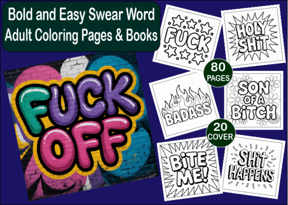 Download Bold and Easy Swear Word Coloring Pages - Coloring Collection