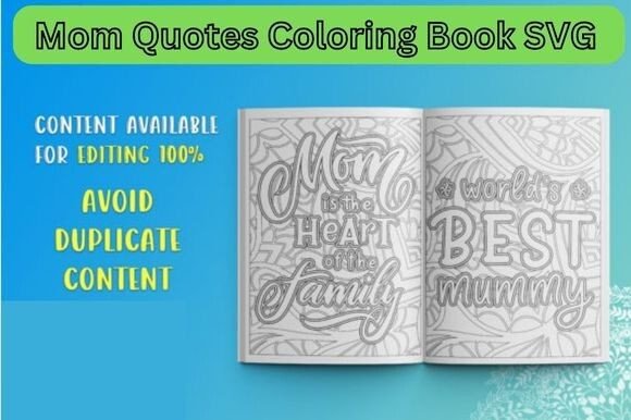 Download Funny Mom Quotes Coloring Book SVG - Coloring Collection