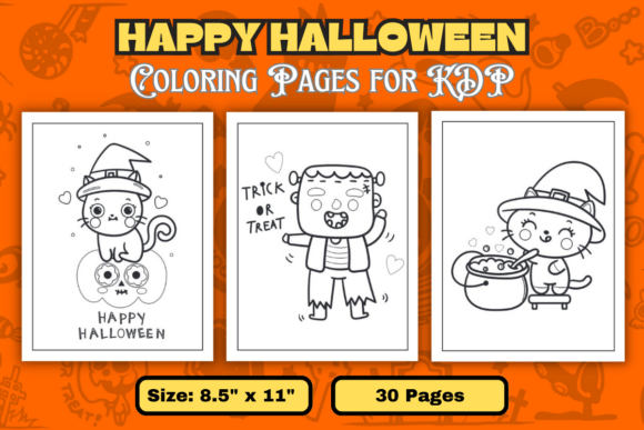 Download Happy Halloween Coloring Pages for Kids - Coloring Collection