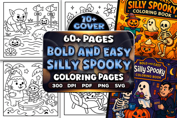 Download Easy Silly Spooky Coloring Pages - Coloring Collection