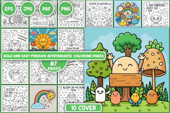 Download Positive Affirmations Coloring Pages - Coloring Collection