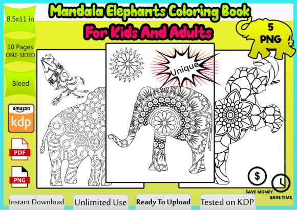 Download Mandala Elephant Coloring Book - Coloring Collection