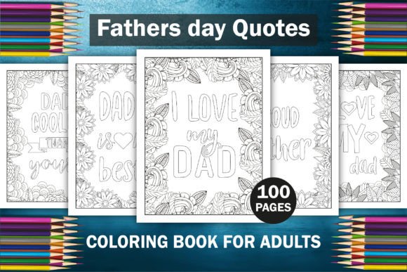 Download Fathers Day Quotes Coloring Book - KDP - Coloring Collection