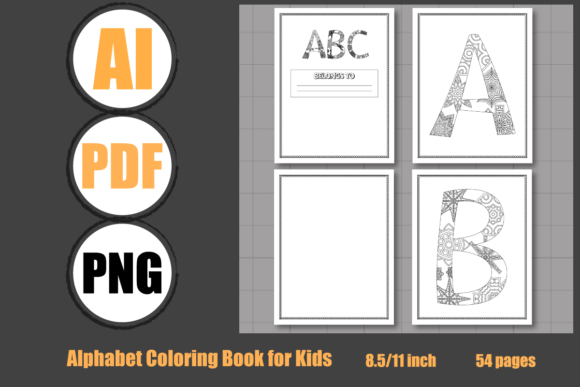 Download KDP: ABC Alphabet Coloring Book for Kids - Coloring Collection