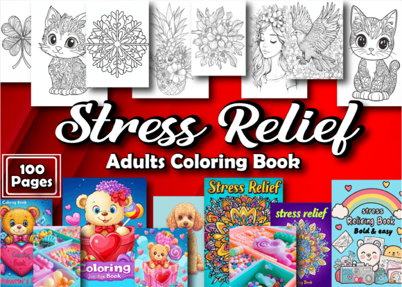 Download Stress Relief Coloring Book for Adults - Coloring Collection