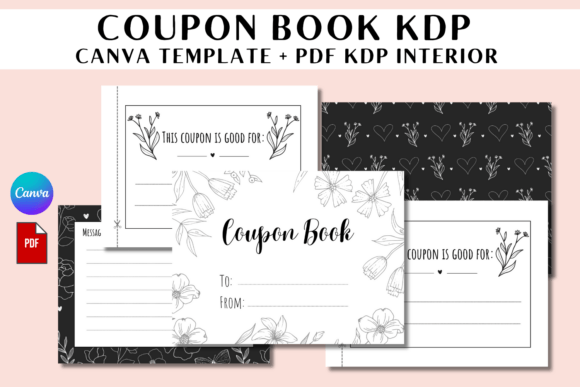 Download Coupon Book KDP Canva Template + PDF - Kdp canva template Collection