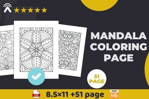 Download Mandala Coloring Page for Adult &amp; Kids KDP Interiors - Coloring Collection