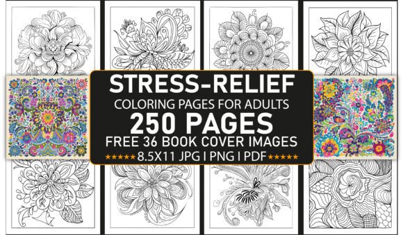 Download Stress Relief Coloring Book for Adults - Coloring Collection