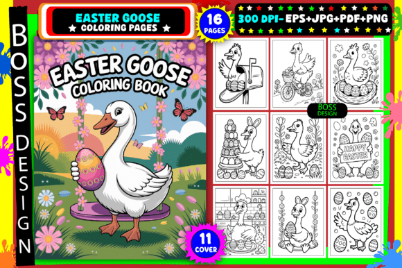 Download 🐣 Easter Goose Coloring Pages for Kids - Coloring Collection
