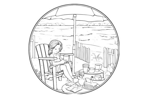 Download Summer Vacation Coloring Page for Kids - Coloring Collection