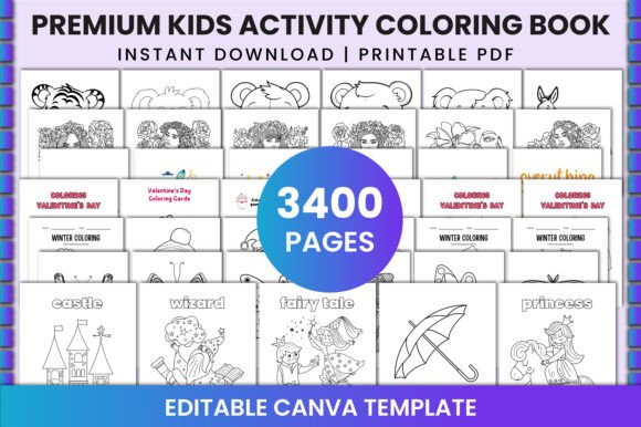 Download Premium Kids Activity Coloring Book - Coloring Collection