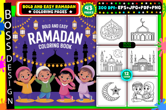 Download Bold and Easy Ramadan Coloring Pages - Coloring Collection