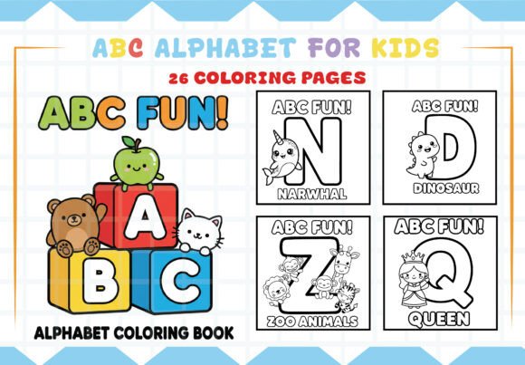 Download ABC Alphabet Coloring Pages for Kids - Coloring Collection