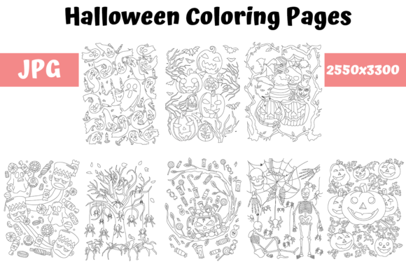 Download Halloween Coloring Pages Bundle - Coloring Collection