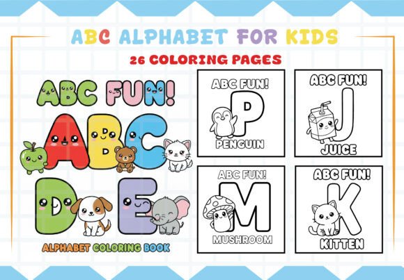 Download ABC Alphabet Coloring Pages for Kids - Coloring Collection