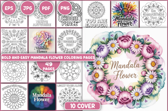 Download Mandala Flower Coloring Pages - Coloring Collection