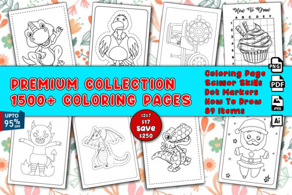 Download KDP Coloring Pages for Kids Bundle - Coloring Collection