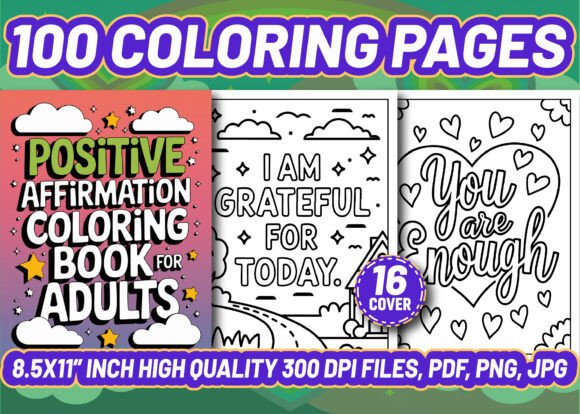 Download 100 Positive Affirmation Coloring Pages - Coloring Collection