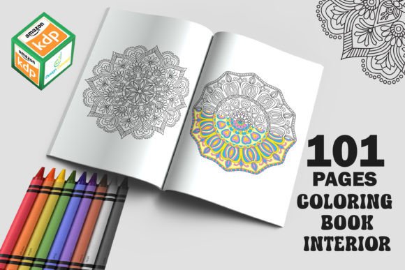 Download 101 Pages Mandala Coloring KDP Interior - Coloring Collection