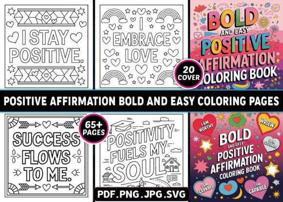 Download Bold Positive Affirmation Coloring Pages - Coloring Collection