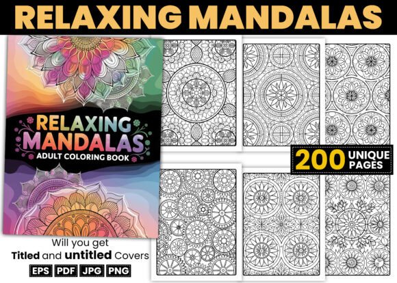 Download Relaxing Mandalas Adult Coloring Book - Coloring Collection