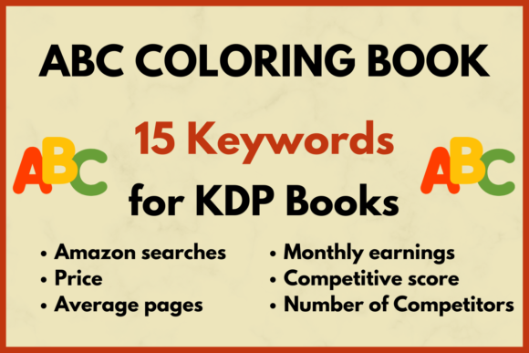 Download ABC Coloring Book KDP Keyword Research - Coloring Collection