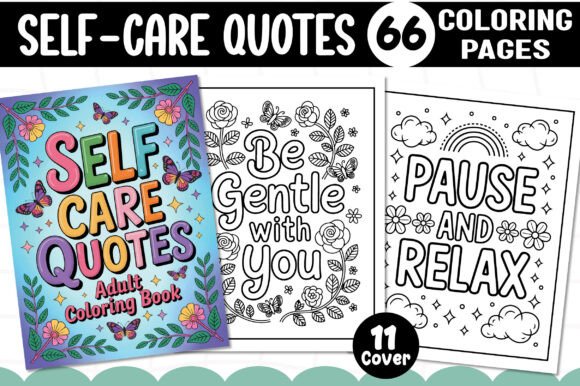Download Self-Care Coloring Book for Adults - Coloring Collection