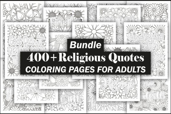 Download Religious Quotes Coloring Book Bundle - Coloring Collection