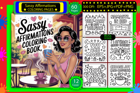 Download 🖤 Sassy Affirmations Coloring Pages - Coloring Collection