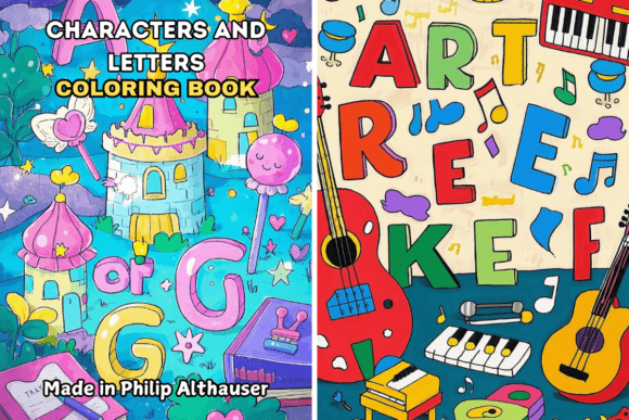Download Coloring Book Characters and Letters 2 - Coloring Collection