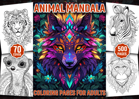 Download 500 Animal Mandala Coloring Pages - Coloring Collection