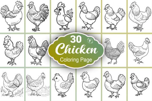 Download Chicken Coloring Page - Coloring Collection