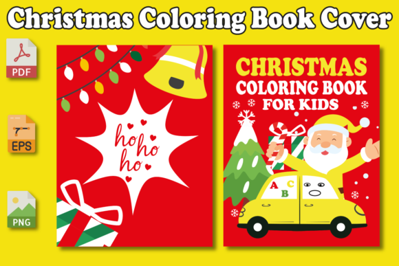 Download Christmas Coloring Book Cover for Kids - Coloring Collection