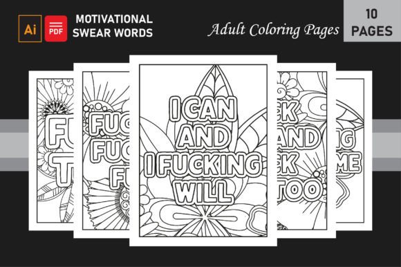Download Swear Words Adult Coloring Pages - Coloring Collection