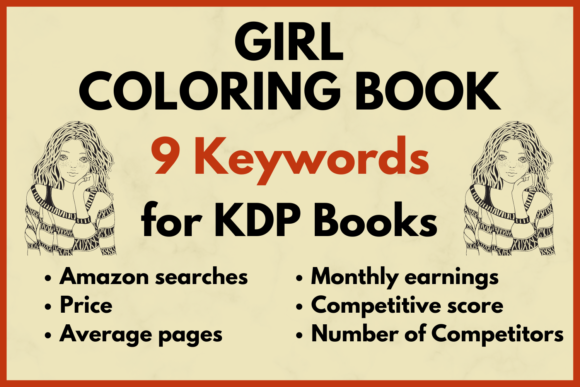 Download Girl Coloring Book KDP Keyword Research - Coloring Collection